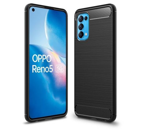 Forcell CARBON Case  OPPO Reno 6 čierny