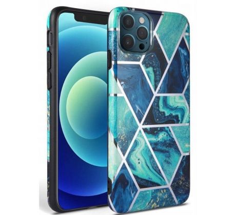 KRYT TECH-PROTECT MARBLE iPhone 12 / 12 Pro BLUE