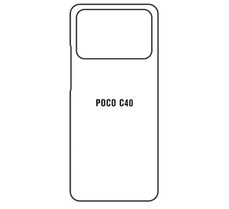 Hydrogel - zadná ochranná fólia - Xiaomi Poco C40