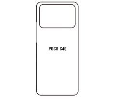Hydrogel - matná zadná ochranná fólia - Xiaomi Poco C40