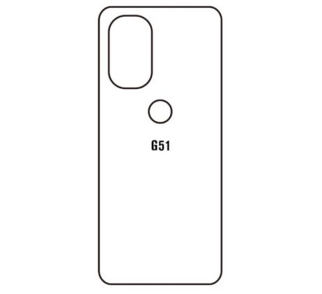 Hydrogel - matná zadná ochranná fólia - Motorola Moto G51 5G