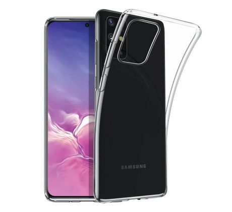 Transparentný silikónový kryt s hrúbkou 0,5mm  Samsung Galaxy S20 Ultra