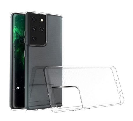 Transparentný silikónový kryt s hrúbkou 0,5mm  Samsung Galaxy S21 Ultra