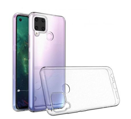 Transparentný silikónový kryt s hrúbkou 0,5mm  -  Realme C21Y  priesvitný