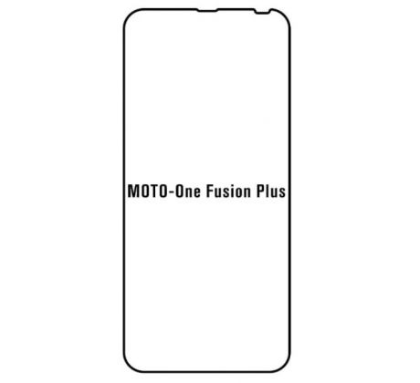 Hydrogel - matná ochranná fólia - Motorola One Fusion Plus