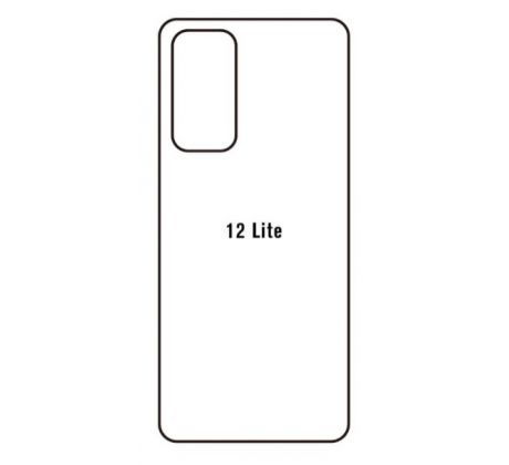 Hydrogel - matná zadná ochranná fólia - Xiaomi 12 Lite