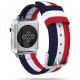 REMIENOK TECH-PROTECT WELLING APPLE WATCH 2/3/4/5/6/SE (42/44mm), NAVY/RED