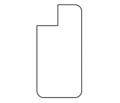 Hydrogel - zadná ochranná fólia - iPhone 13 mini - typ 6