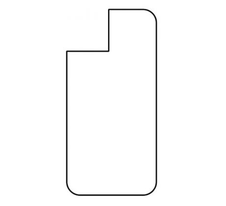 Hydrogel - zadná ochranná fólia - iPhone 13 mini