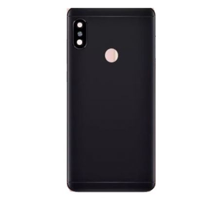 Xiaomi Redmi Note 5 - Zadný kryt - čierny - so sklíčkom zadnej kamery (náhradný diel)