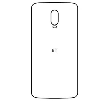 Hydrogel - matná zadná ochranná fólia - OnePlus 6T