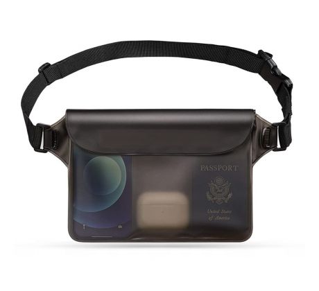VODEODOLNÉ PÚZDRO TECH-PROTECT UNIVERSAL WATERPROOF POUCH GREY/CLEAR