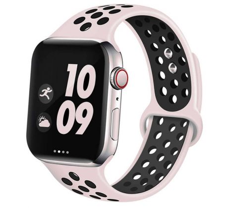 Remienok pre Apple Watch (38/40/41mm) Sport, desert sand-black  (veľkosť S)