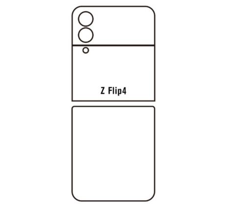 Hydrogel - matná zadná ochranná fólia - Samsung Galaxy Z Flip 4