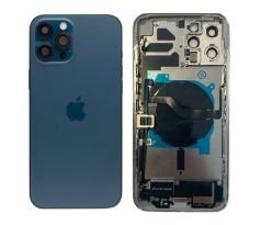 Apple iPhone 12 Pro - Zadný housing s predinštalovanými dielmi (modrý)