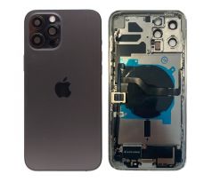 Apple iPhone 12 Pro - Zadný housing s predinštalovanými dielmi (space grey - šedý)