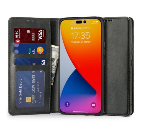KRYT TECH-PROTECT WALLET MAGNET iPhone 14 Pro Max BLACK