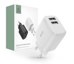 TECH-PROTECT C12W 2-PORT NETWORK CHARGER  2.4A WHITE