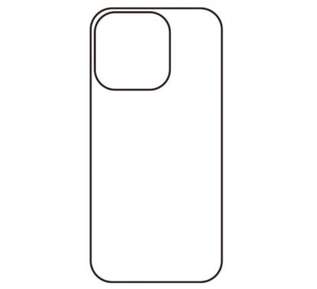 Hydrogel - zadná ochranná fólia - iPhone 14 Pro Max - typ výrezu 2