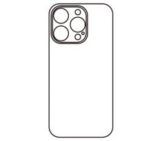 Hydrogel - matná zadná ochranná fólia - iPhone 14 Pro - typ 1