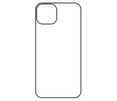 Hydrogel - zadná ochranná fólia - iPhone 14 Plus - typ výrezu 2