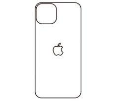 Hydrogel - zadná ochranná fólia - iPhone 14 - typ výrezu 3
