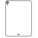 Hydrogel - zadná ochranná fólia - Apple iPad Pro 11 2018, typ výrezu 1