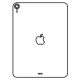 Hydrogel - zadná ochranná fólia - Apple iPad Pro 11 2018, typ výrezu 2