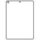 Hydrogel - zadná ochranná fólia - Apple iPad 9.7 2017 typ výrezu 1
