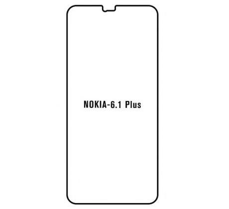 Hydrogel - matná ochranná fólia - Nokia 6.1 Plus (Nokia X6)