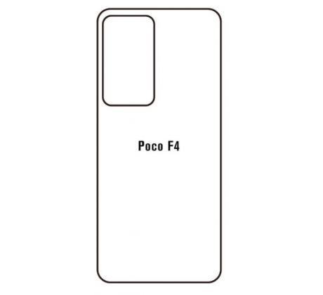 Hydrogel - matná zadná ochranná fólia - Xiaomi Poco F4