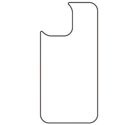 Hydrogel - zadná ochranná fólia - iPhone 14 Pro Max - typ výrezu 3