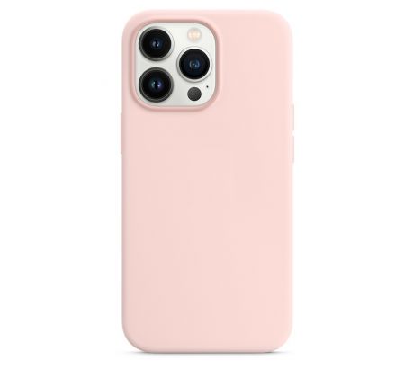 iPhone 13 Pro Silicone Case s MagSafe - Chalk Pink design (ružový)