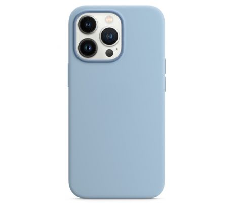 iPhone 13 Pro Silicone Case s MagSafe - Blue Fog design (bledomodrý)