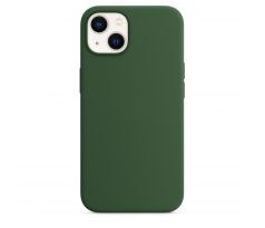 iPhone 13 mini Silicone Case s MagSafe - Clover design (zelený)