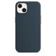 iPhone 13 mini Silicone Case s MagSafe - Abyss Blue design (tmavomodrý)