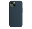 iPhone 13 mini Silicone Case s MagSafe - Abyss Blue design (tmavomodrý)