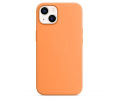 iPhone 13 Silicone Case s MagSafe - Marigold design (oranžový)