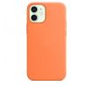 iPhone 12/12 Pro Silicone Case s MagSafe - Kumquat design (oranžový)