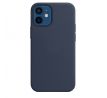 iPhone 12 mini Silicone Case s MagSafe - Deep Navy design (tmavomodrý)