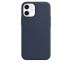 iPhone 12/12 Pro Silicone Case s MagSafe - Deep Navy design (tmavomodrý)