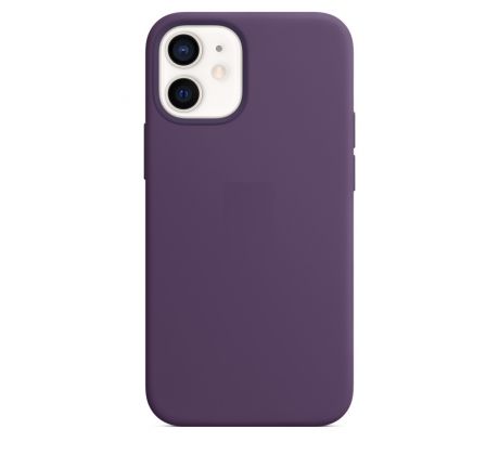 iPhone 12 mini Silicone Case s MagSafe - Amethyst design (fialový)