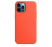 iPhone 12 Pro Max Silicone Case s MagSafe - Electric Orange design (oranžový)