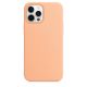 iPhone 12 Pro Max Silicone Case s MagSafe - Cantaloupe design (oranžový)