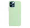 iPhone 12/12 Pro Silicone Case s MagSafe - Pistachio design (pistáciový)