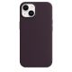 iPhone 14 Silicone Case s MagSafe - Elderberry design (fialový)