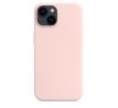 iPhone 14 Silicone Case s MagSafe - Chalk Pink design (ružový)