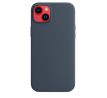 iPhone 14 Plus Silicone Case s MagSafe - Storm Blue design (modrý)