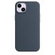 iPhone 14 Silicone Case s MagSafe - Storm Blue design (modrý)