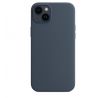 iPhone 14 Silicone Case s MagSafe - Storm Blue design (modrý)